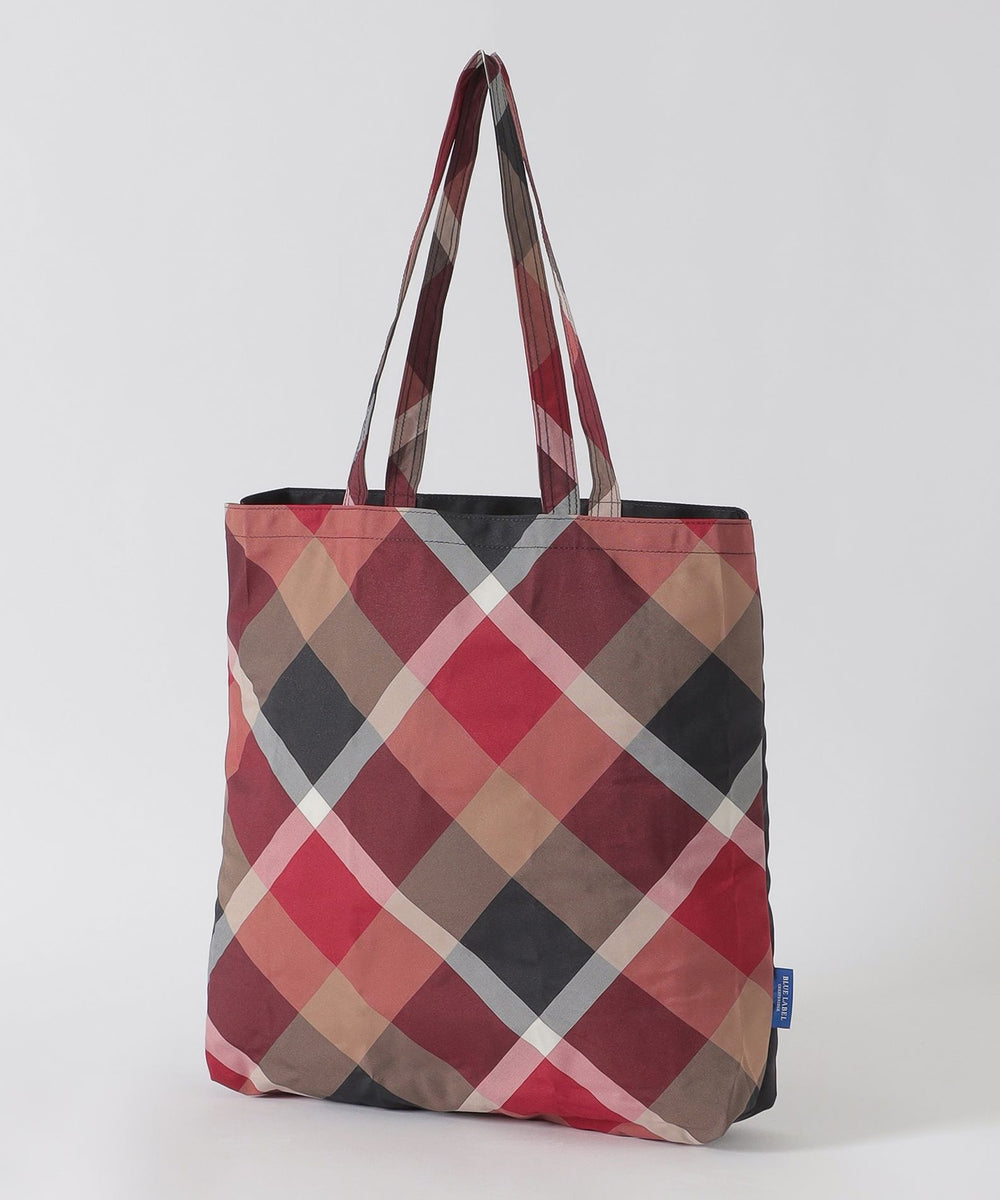 パーシャルクレストブリッジチェックエコバッグ（バッグ）｜BLUE LABEL