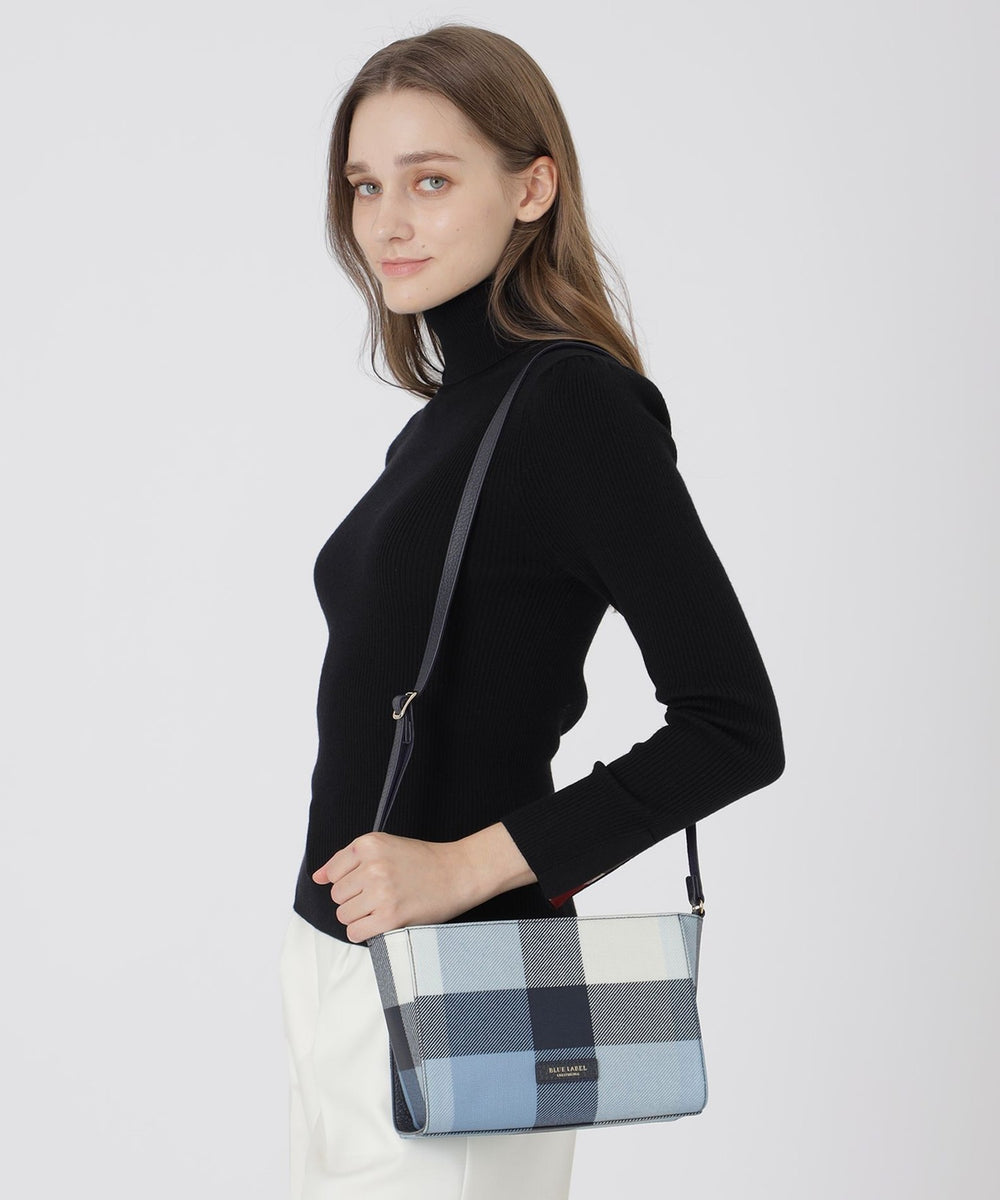 クレストブリッジチェックPVCミニショルダー（バッグ）｜BLUE LABEL