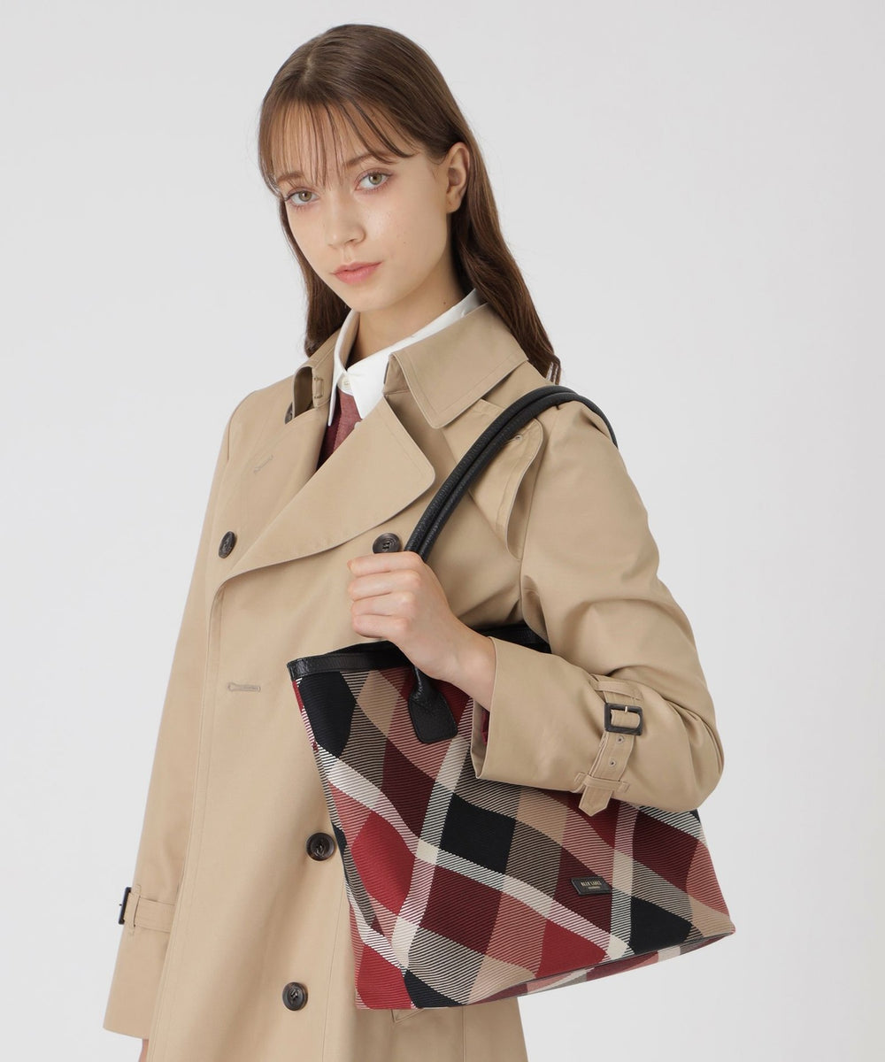 クレストブリッジチェックカルゼトートバッグ（バッグ）｜BLUE LABEL