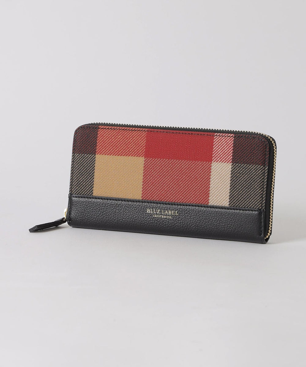 クレストブリッジチェックPVC長財布（ウォレット/ポーチ）｜BLUE LABEL