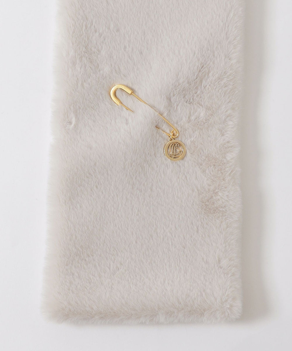 フェイクファーティペット（マフラー・ストール・スカーフ）｜BLUE