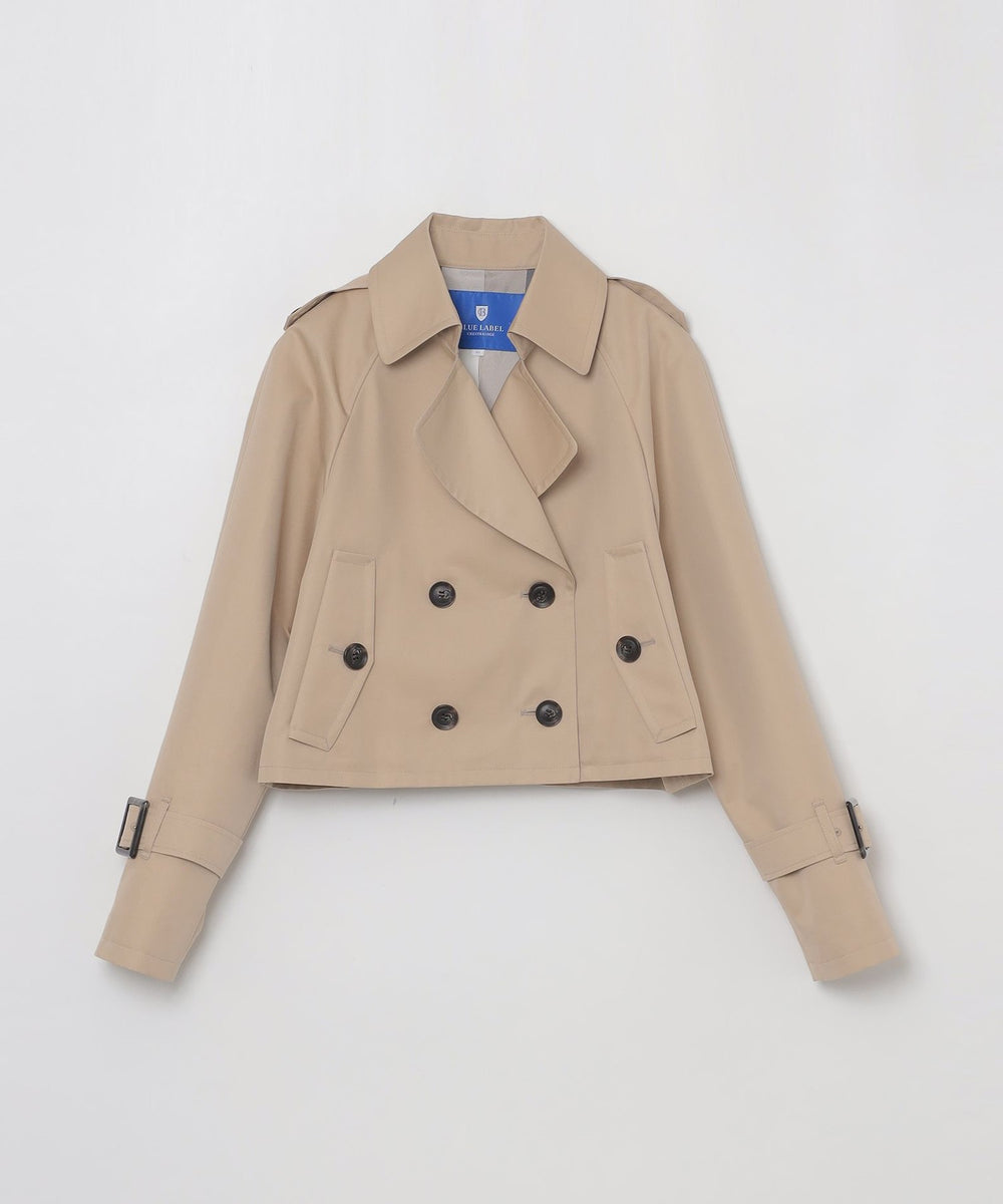 ライトギャバジンショートトレンチ（ジャケット/ブルゾン）｜BLUE