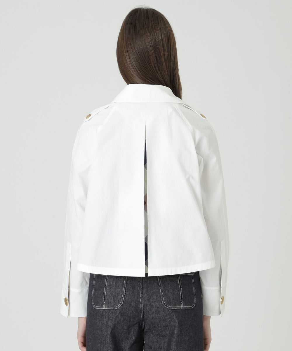 一部店舗限定】エンザイムシャンブレーショートコート（ジャケット