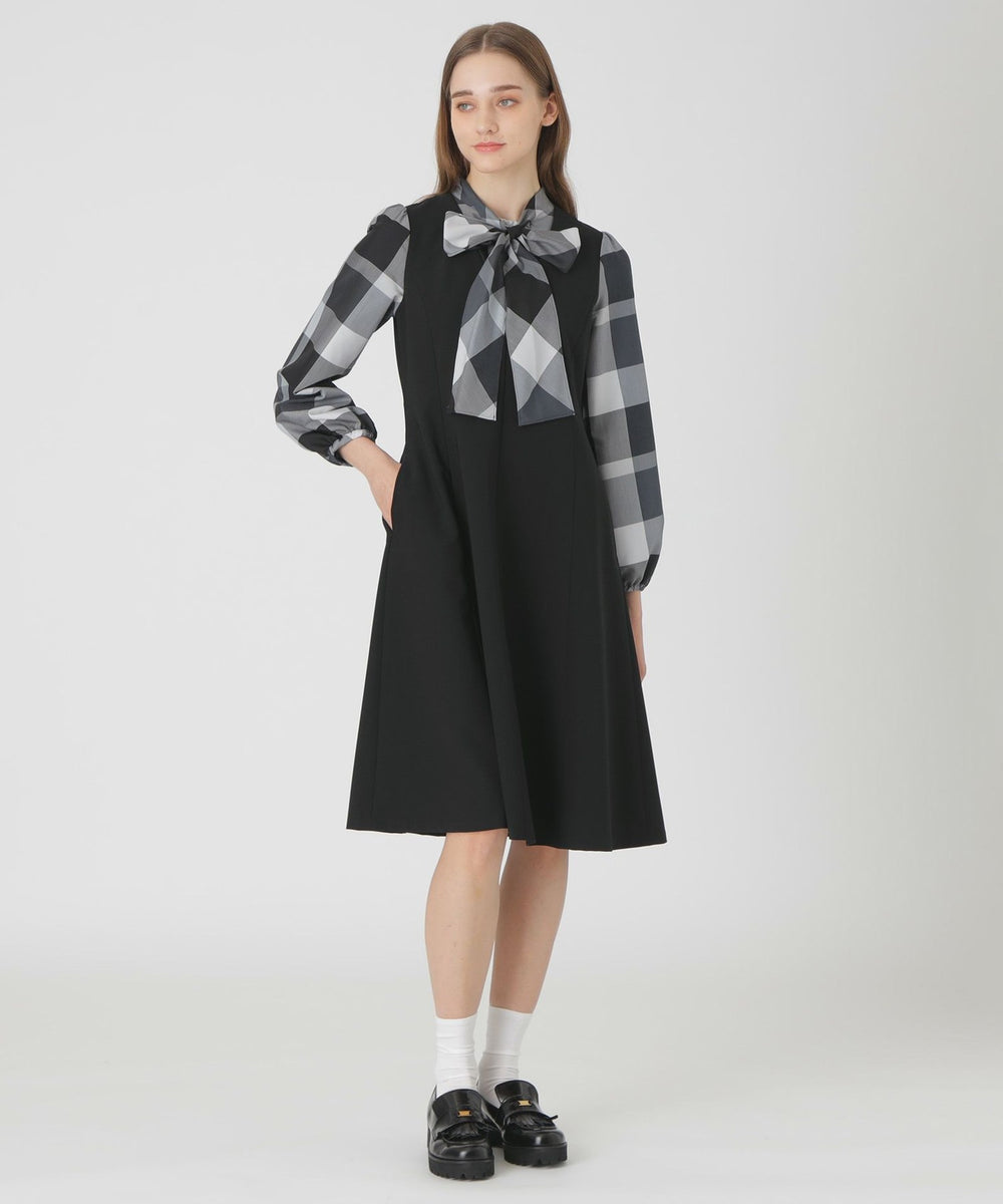 バーバリーブルーレーベル ワンピース 38 極美品Burberry Blue Label