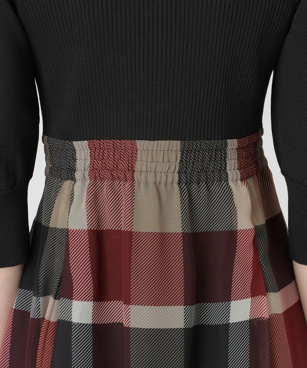 シフォンコンビドレス（ドレス）｜BLUE LABEL CRESTBRIDGE(ブルー