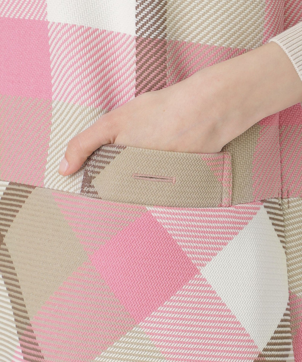 一部店舗限定】クレストブリッジチェックツィードワンピース（ドレス