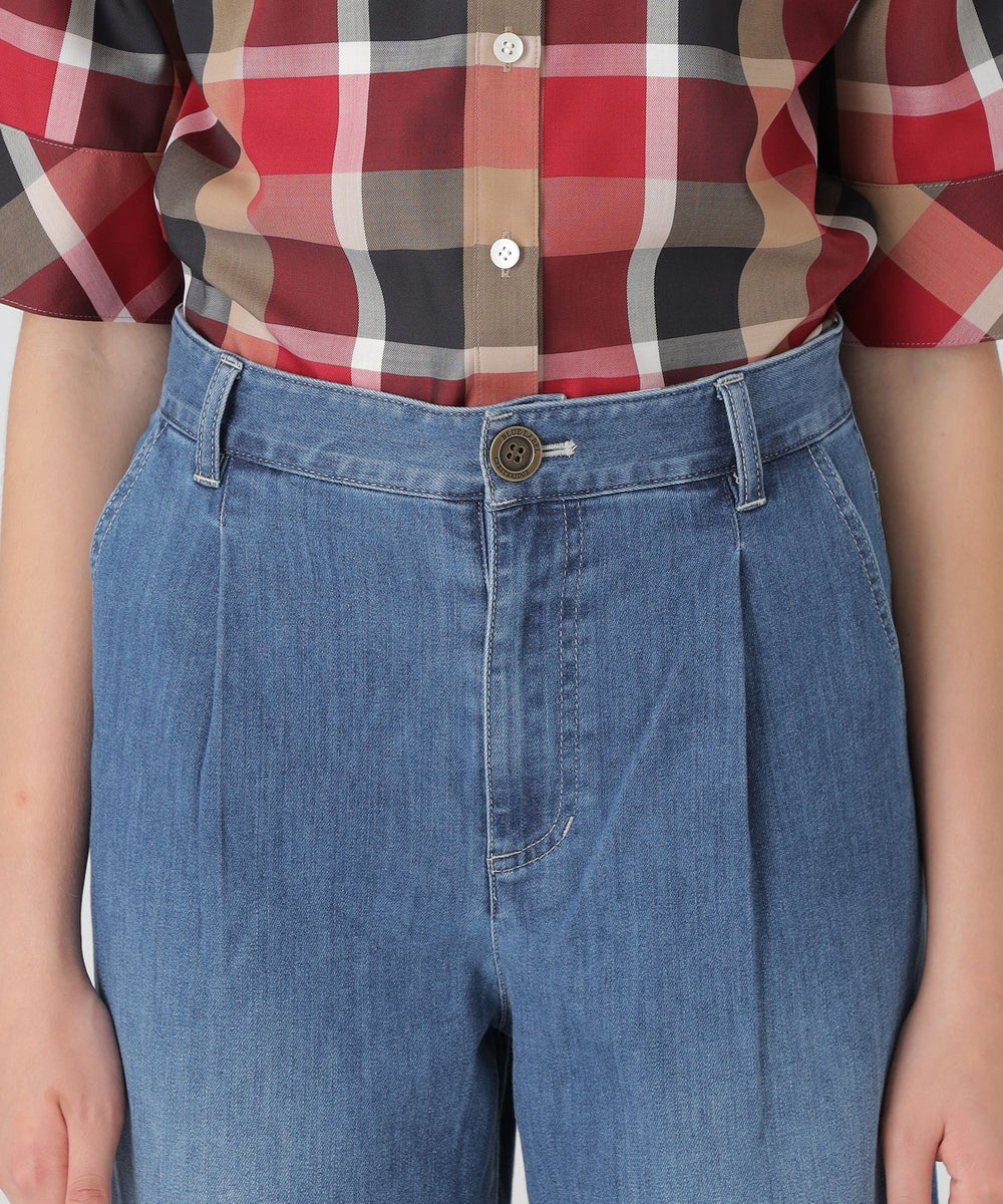 ライトデニムワイドパンツ（パンツ）｜BLUE LABEL CRESTBRIDGE(ブルー