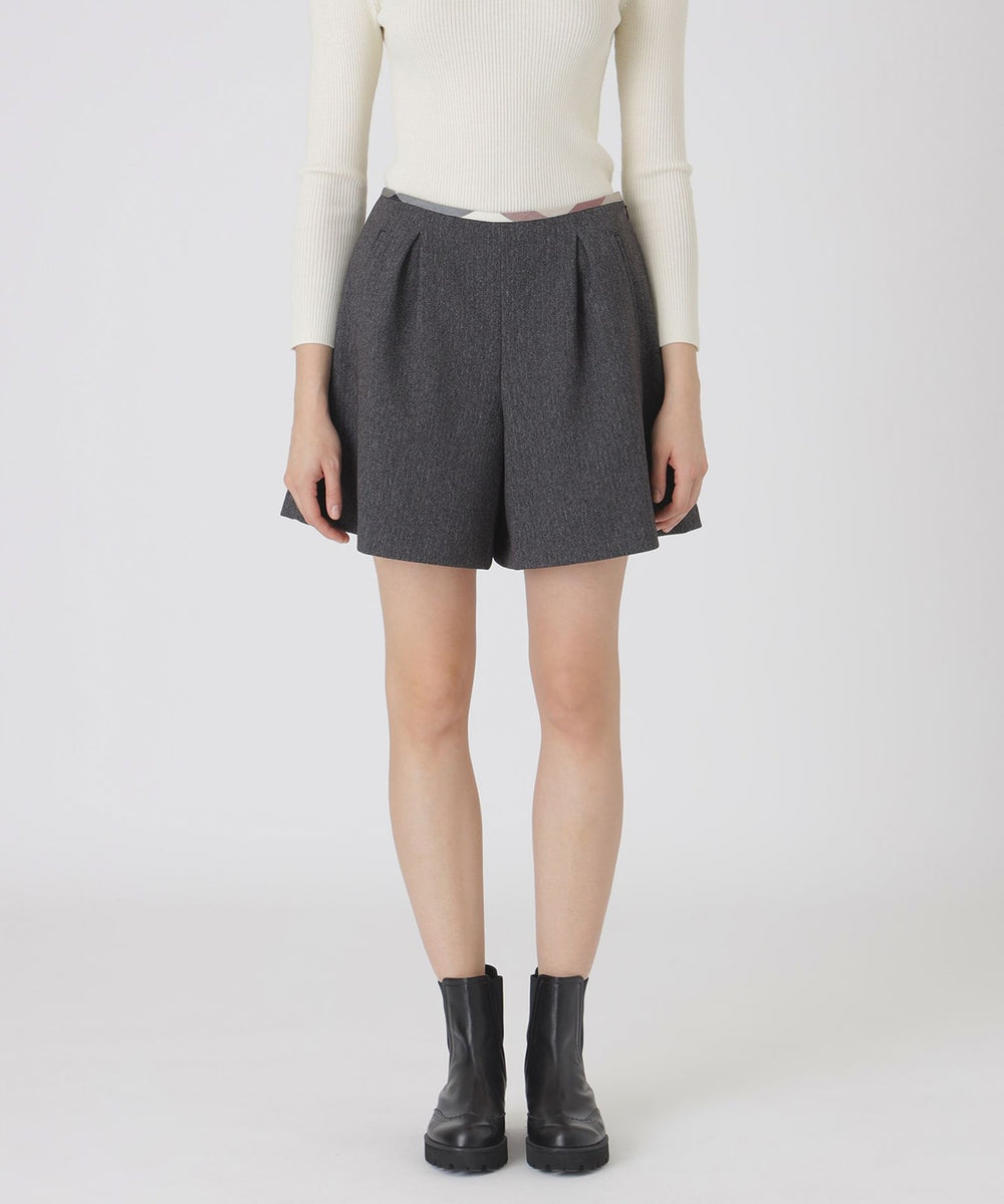 シックへリンボンキュロットパンツ（パンツ）｜BLUE LABEL CRESTBRIDGE