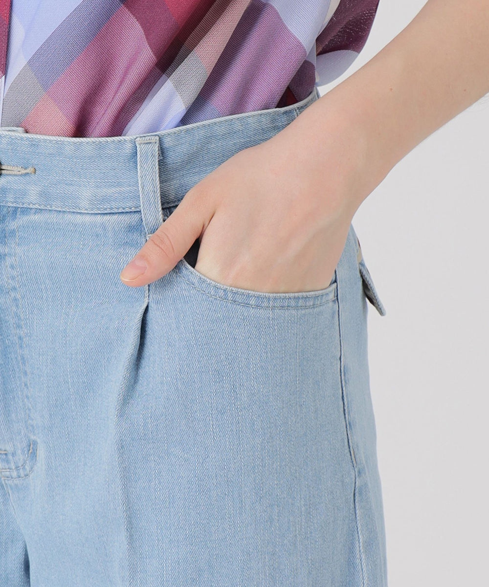 ストレッチデニムワイドパンツ（パンツ）｜BLUE LABEL CRESTBRIDGE