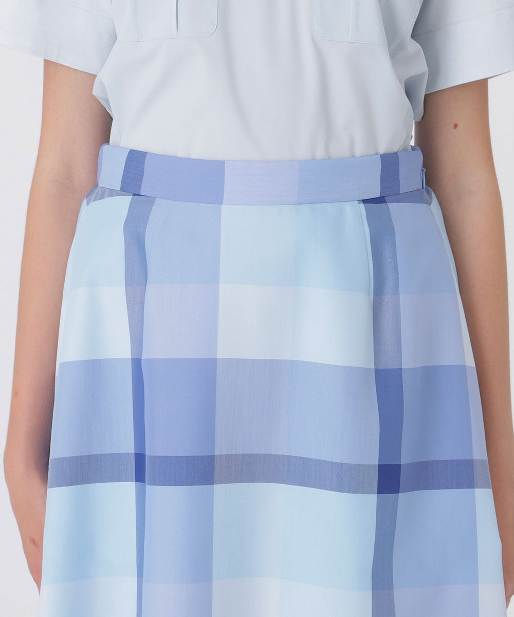 クレストブリッジチェックライトクロッシングツイルスカート（スカート