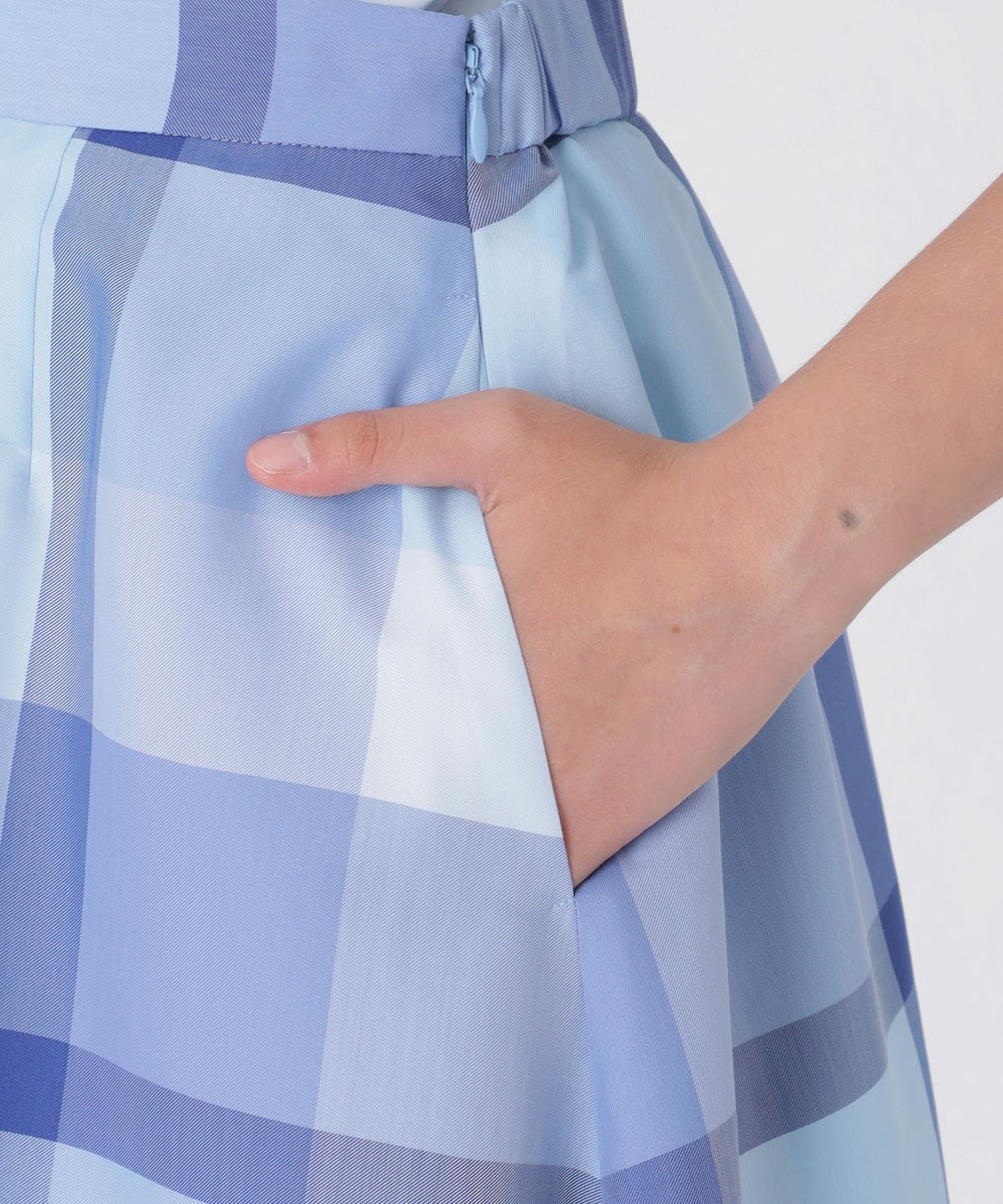 クレストブリッジチェックライトクロッシングツイルスカート（スカート