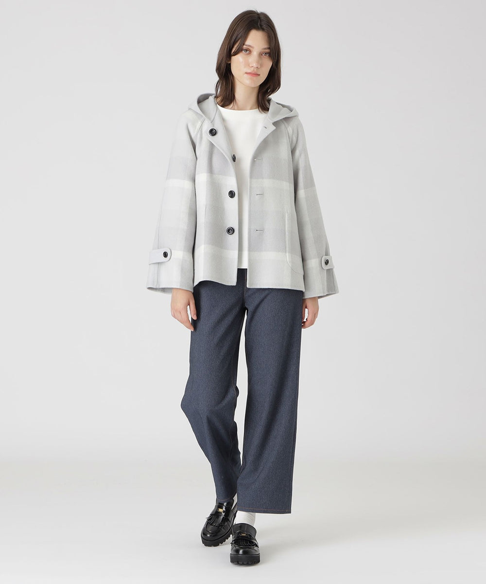 一部店舗限定】クレストブリッジチェックリバーシブルコート（コート