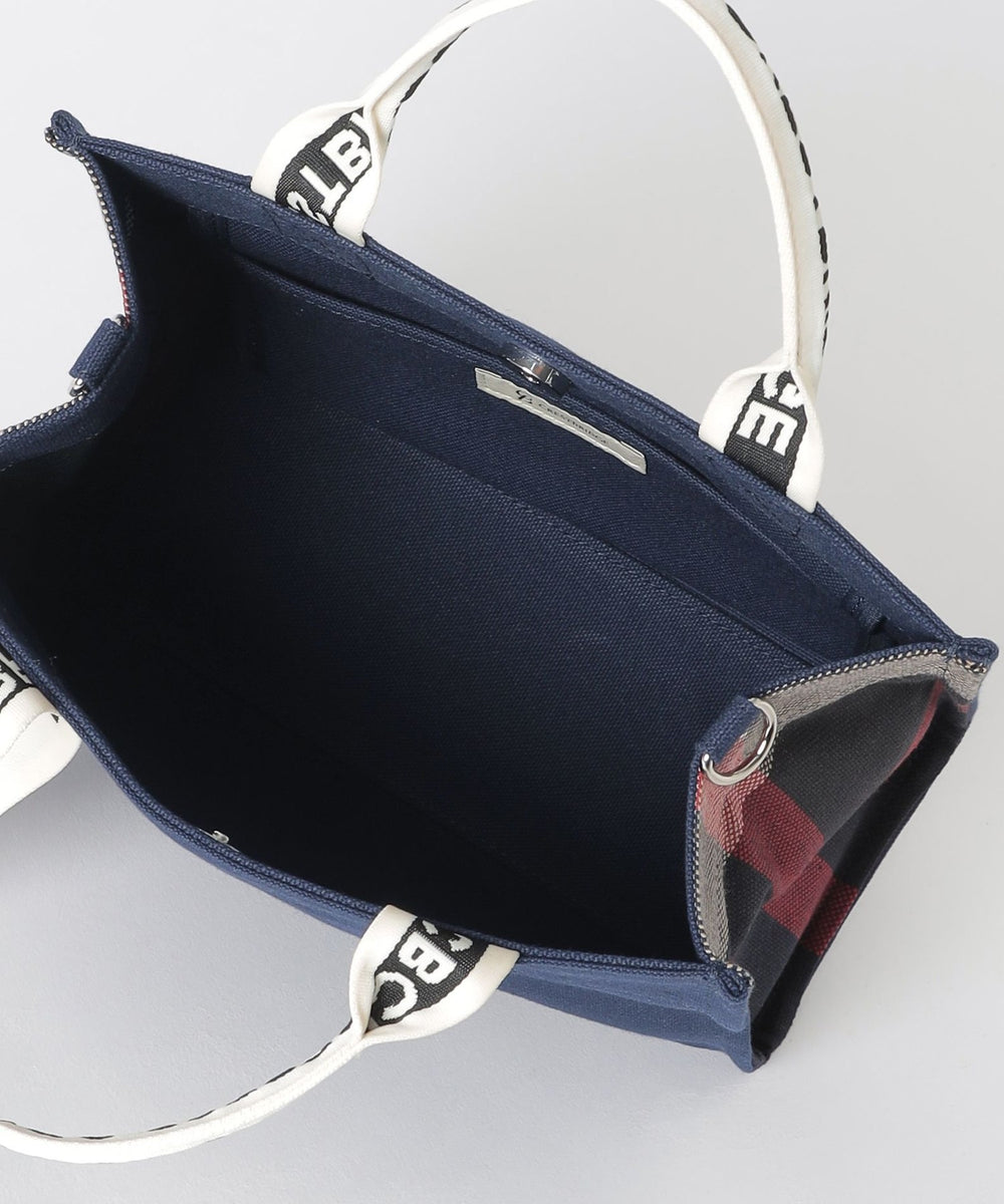 パーシャルクレストブリッジチェックキャンバス2WAYショルダー（バッグ