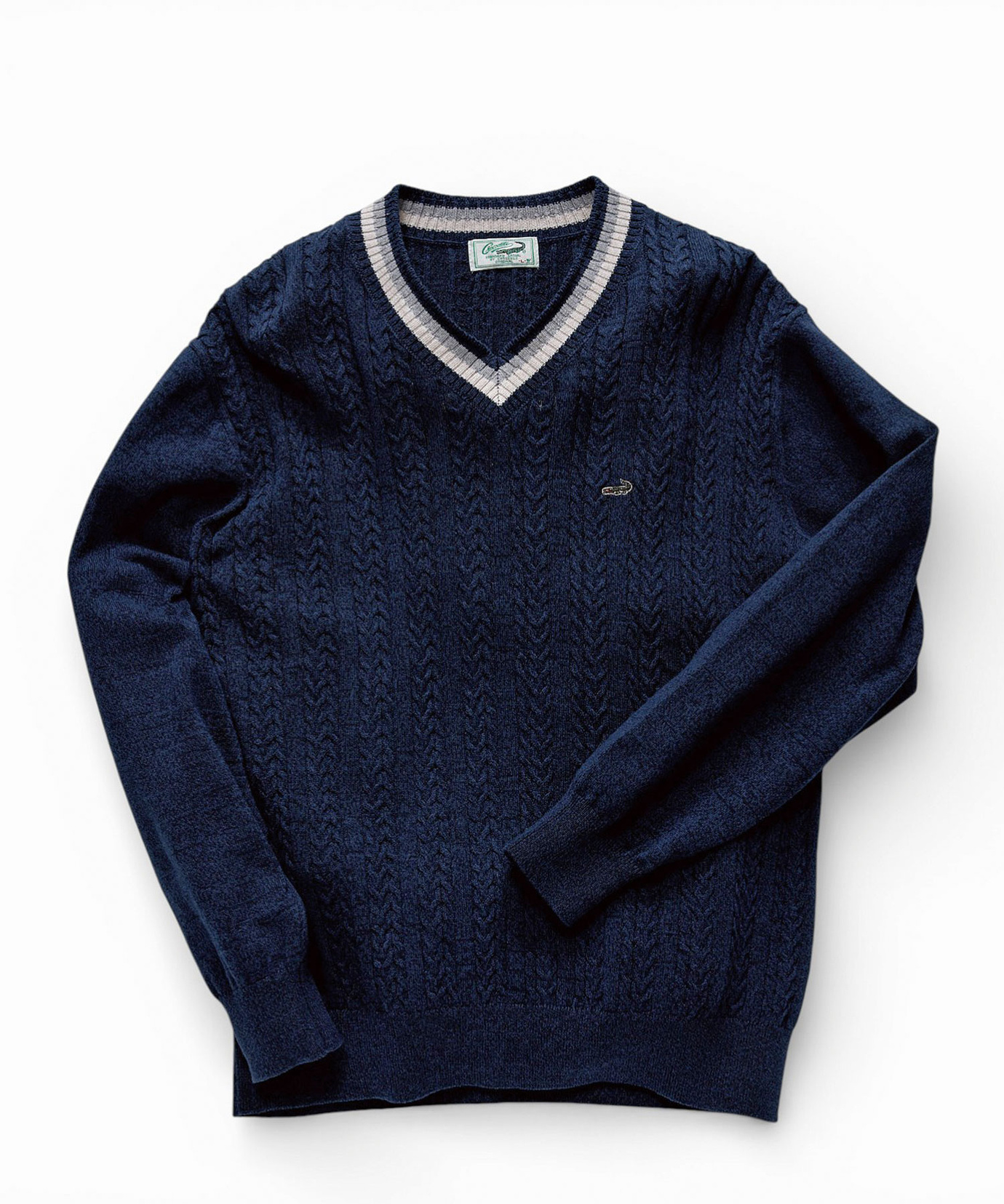 美品 バトナー シップス別注 肉厚ウール ケーブル チルデンニット