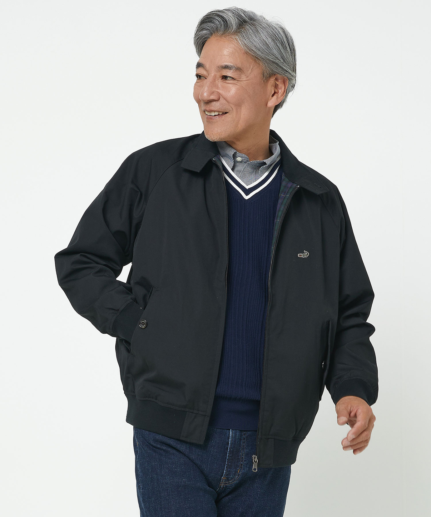 メンズ ハウンドブルゾン【日本製生地】通販 [1604-06400
