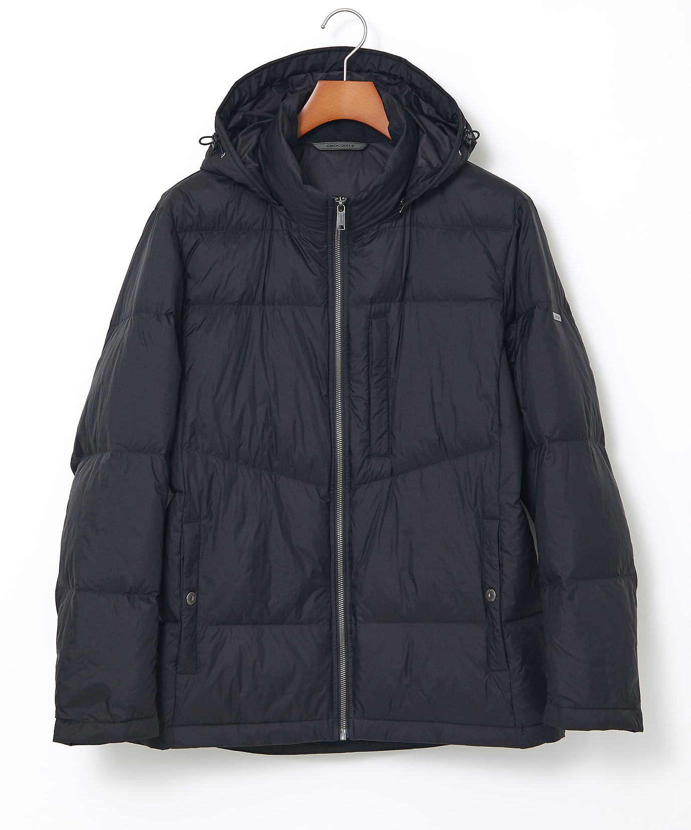 メンズ フード付き スタンドカラー ダウンジャケット通販 [1604-58405