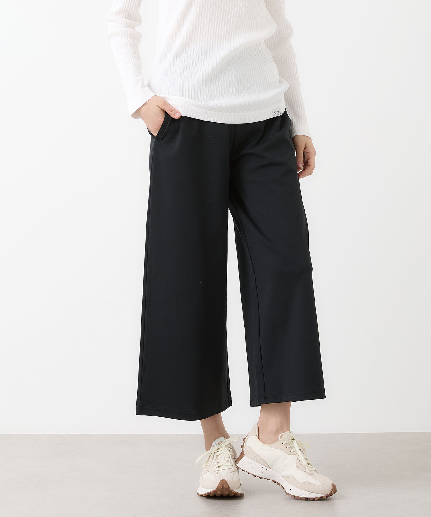 レディース ストレッチポンチ ワイド パンツ通販 [2002-61214