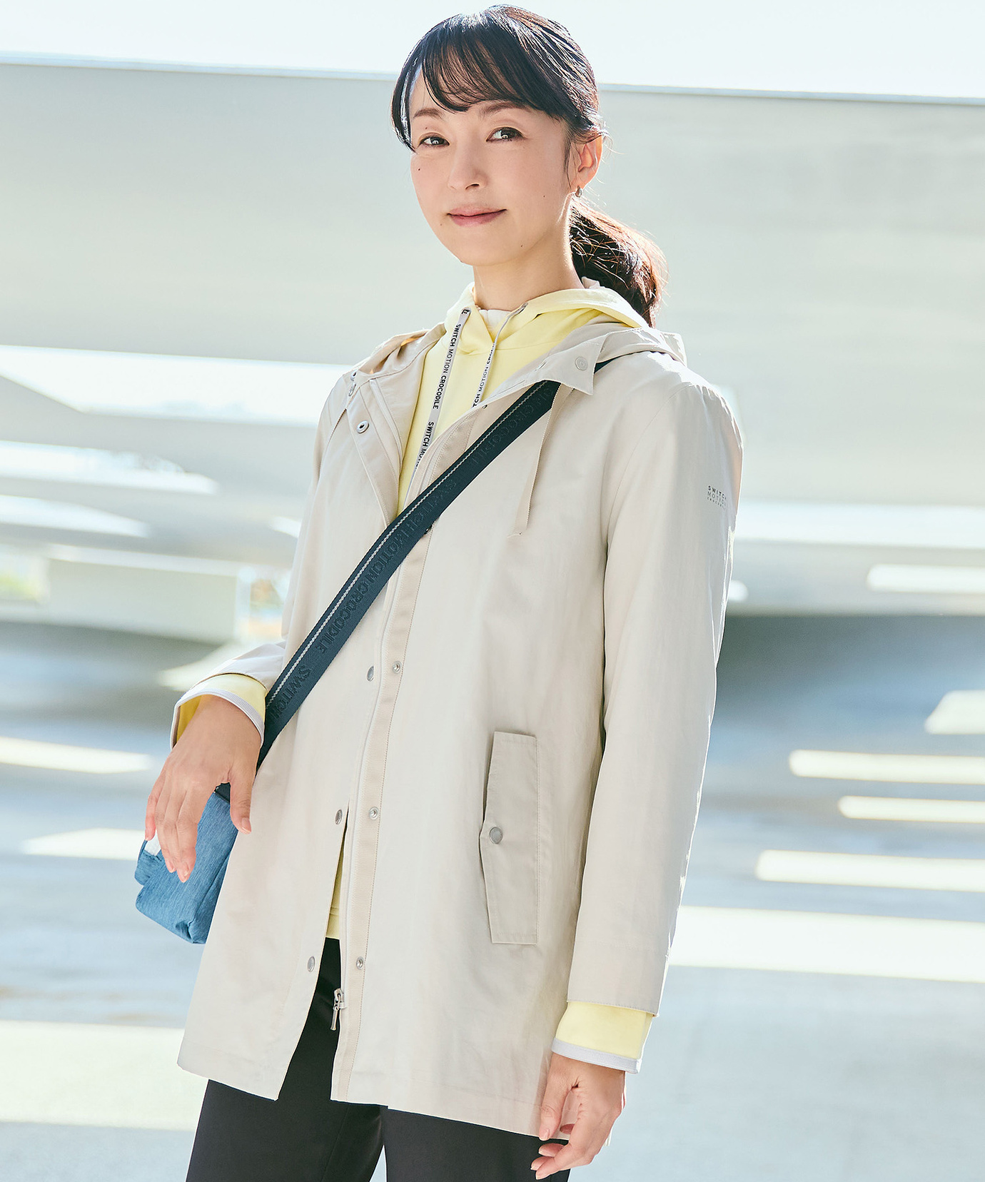 レディース ミドル丈 フーデッドアウター通販 [2004-61401