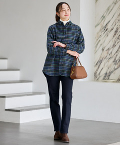 レディース ツイードライク チェック柄 チュニック通販 [0321-57700