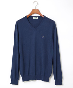 メンズ 10ゲージVネックセーター【洗濯機洗いOK】通販 [1603-06581