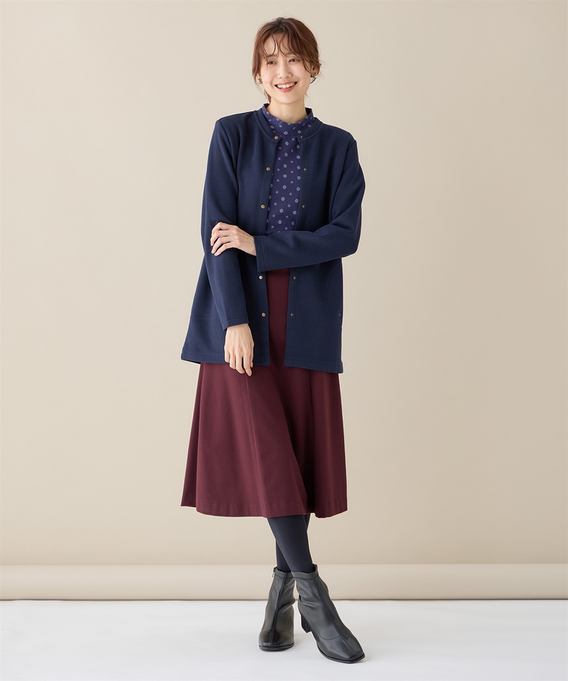 ダブルフェイスカーディガン DECOY｜クロスプラス公式通販サイト