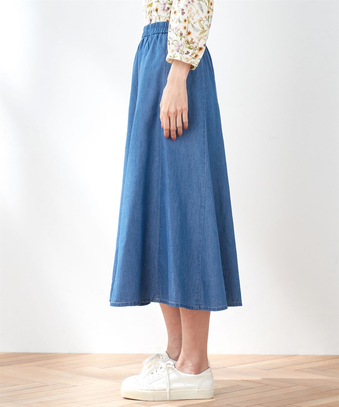 テンセルデニムスカート DECOY｜クロスプラス公式通販サイト