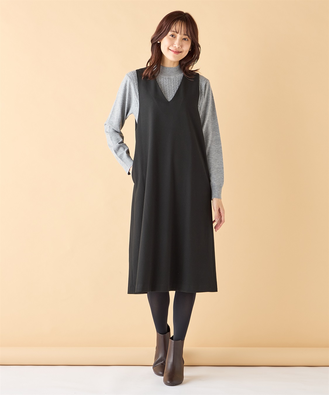 チェックジャンパースカート DECOY｜クロスプラス公式通販サイト