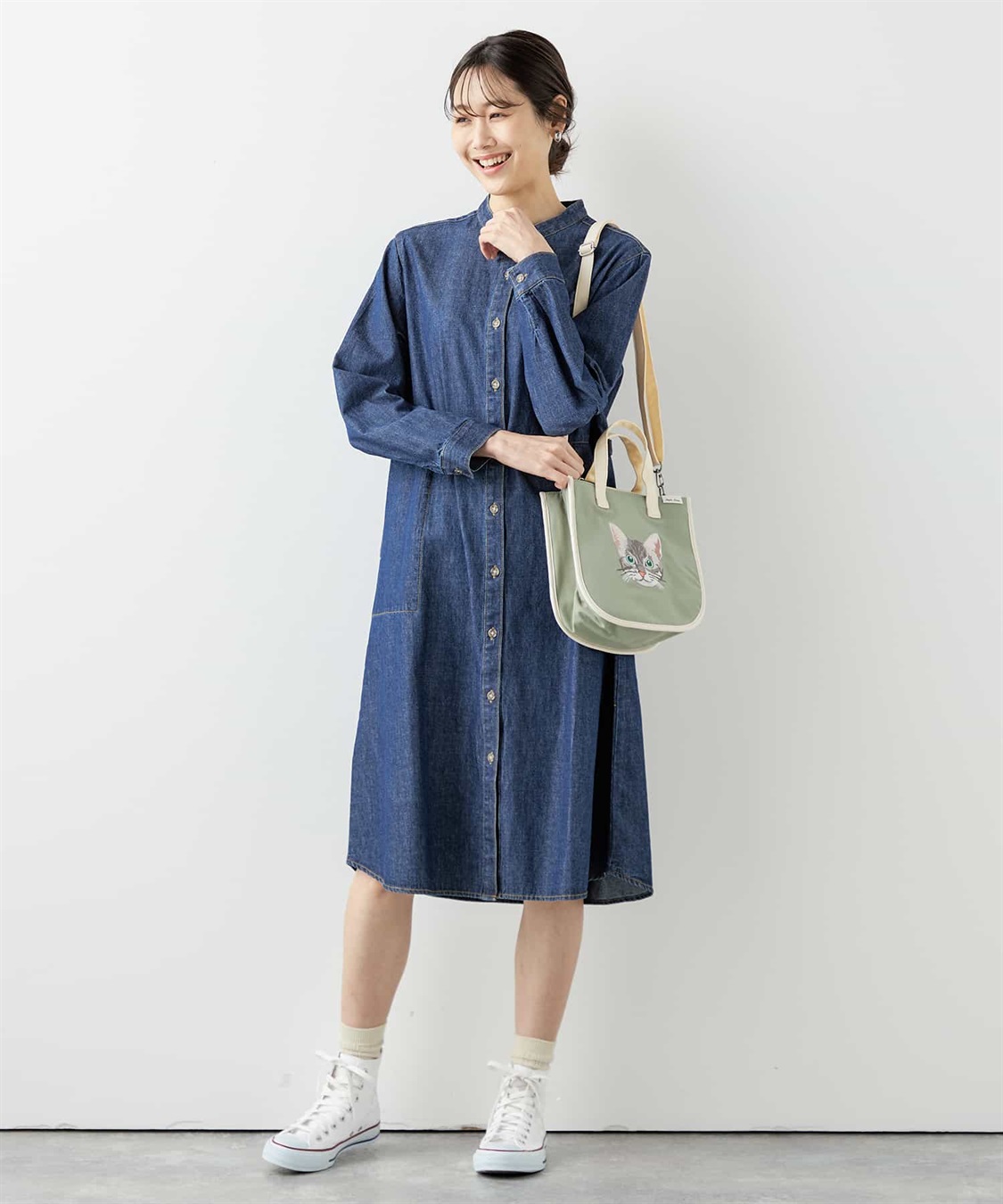 y's YV-D04-028 デニムワンピース SOMETHING デニムワンピース