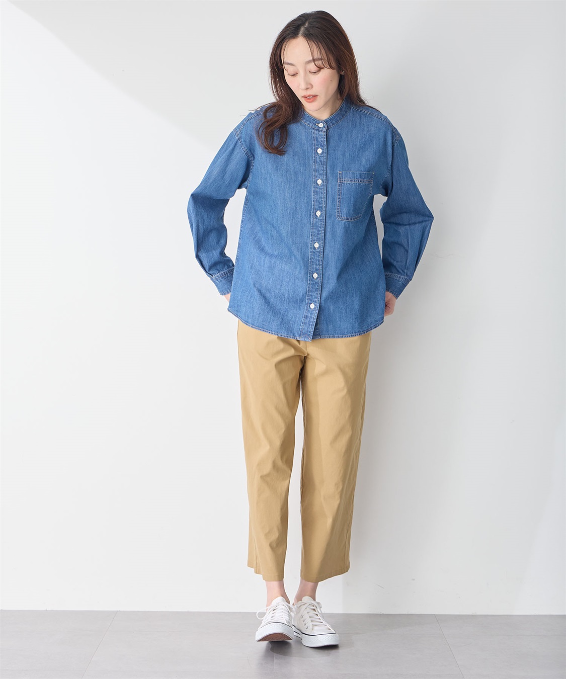 デニムシャツ Petit Honfleur｜クロスプラス公式通販サイト