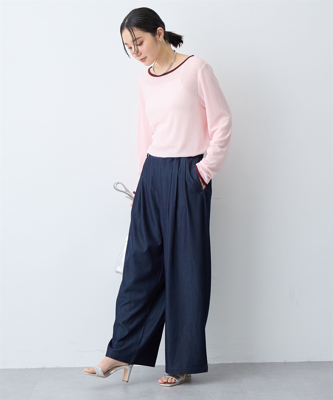 anyfee/プラスサイズ】シアーリンガーTシャツ anyfee｜クロスプラス