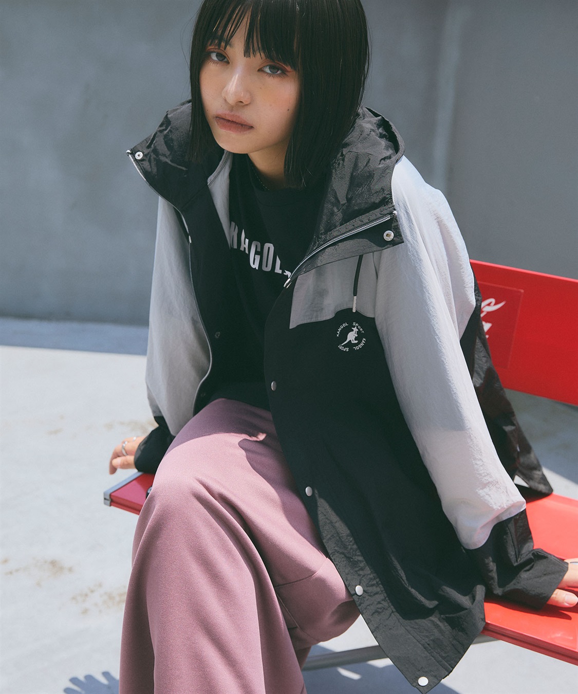 KANGOL SPORT】ワイドマウンテンパーカー《撥水》 Life Style by cross