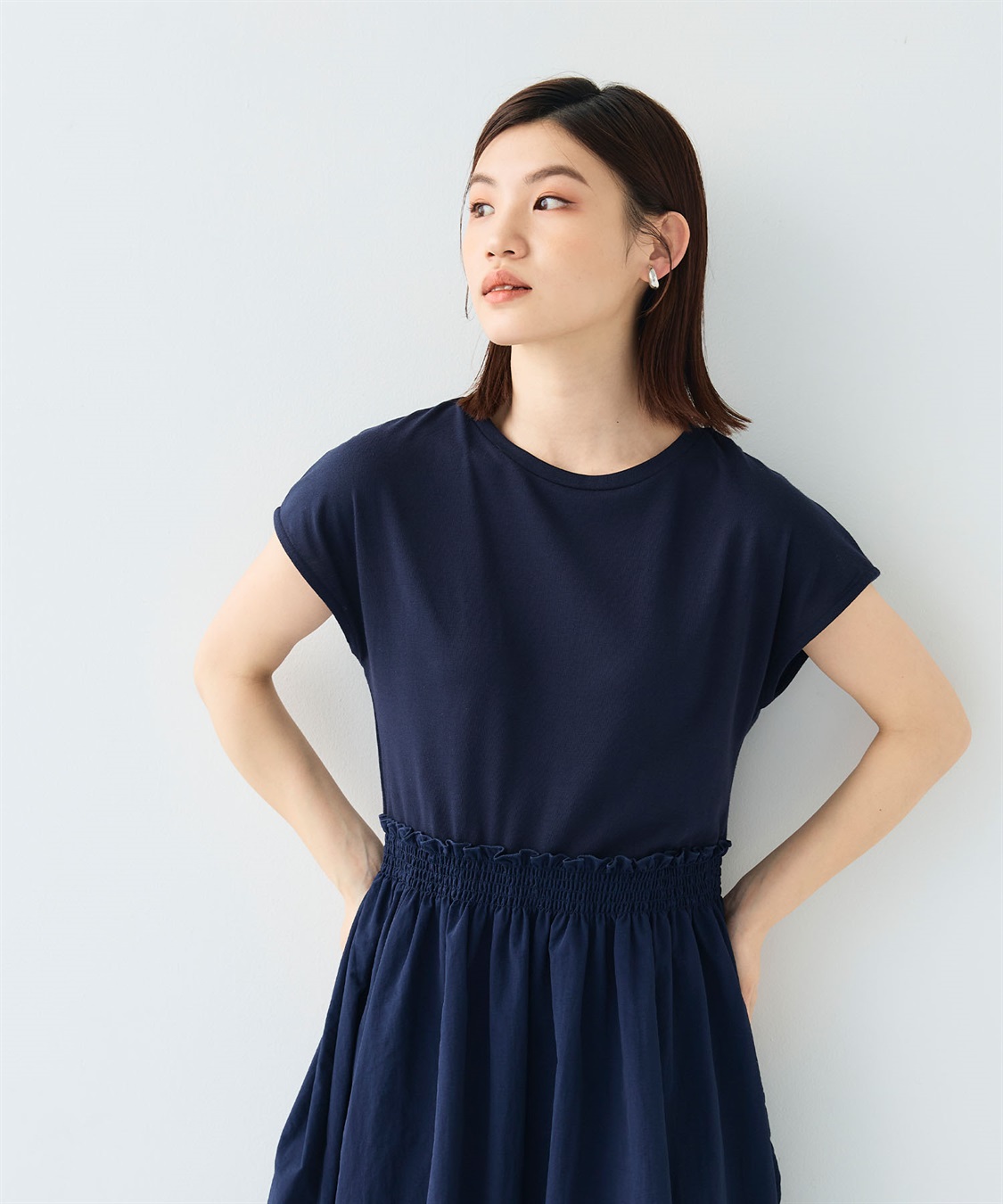 汗染み防止》エブ楽 ドッキングワンピース CROSS FUNCTION｜クロス