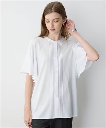 フリルブラウス LE SOUK HOLIDAY｜クロスプラス公式通販サイト