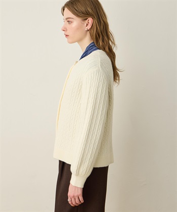 ケーブルニットカーディガン LE SOUK HOLIDAY｜クロスプラス公式通販サイト