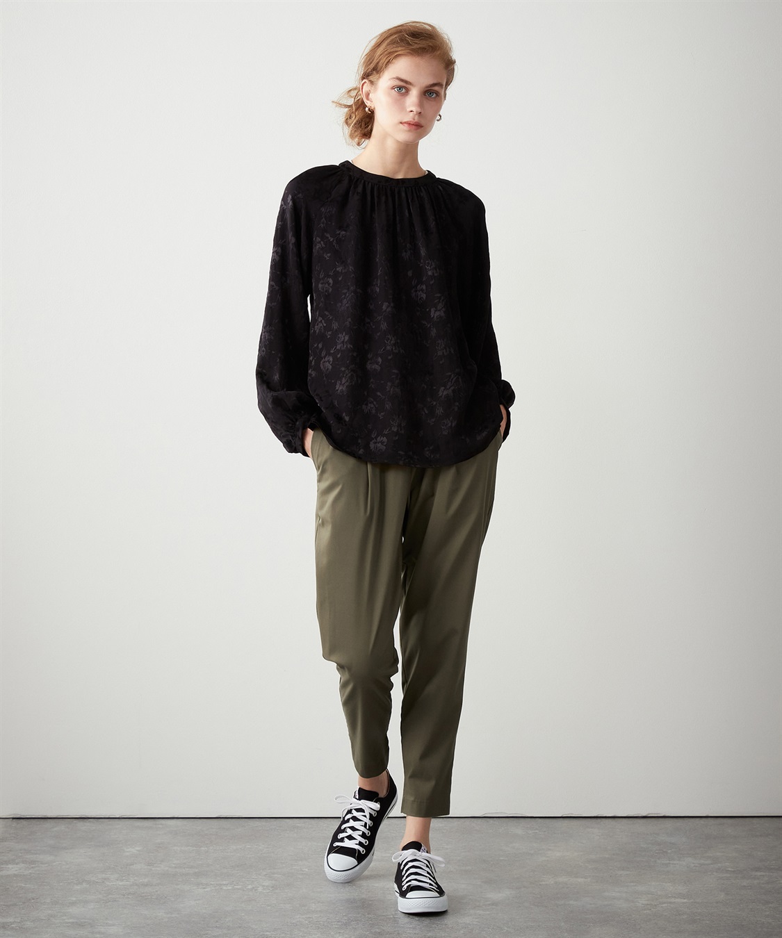 ジャガードブラウス LE SOUK HOLIDAY｜クロスプラス公式通販サイト