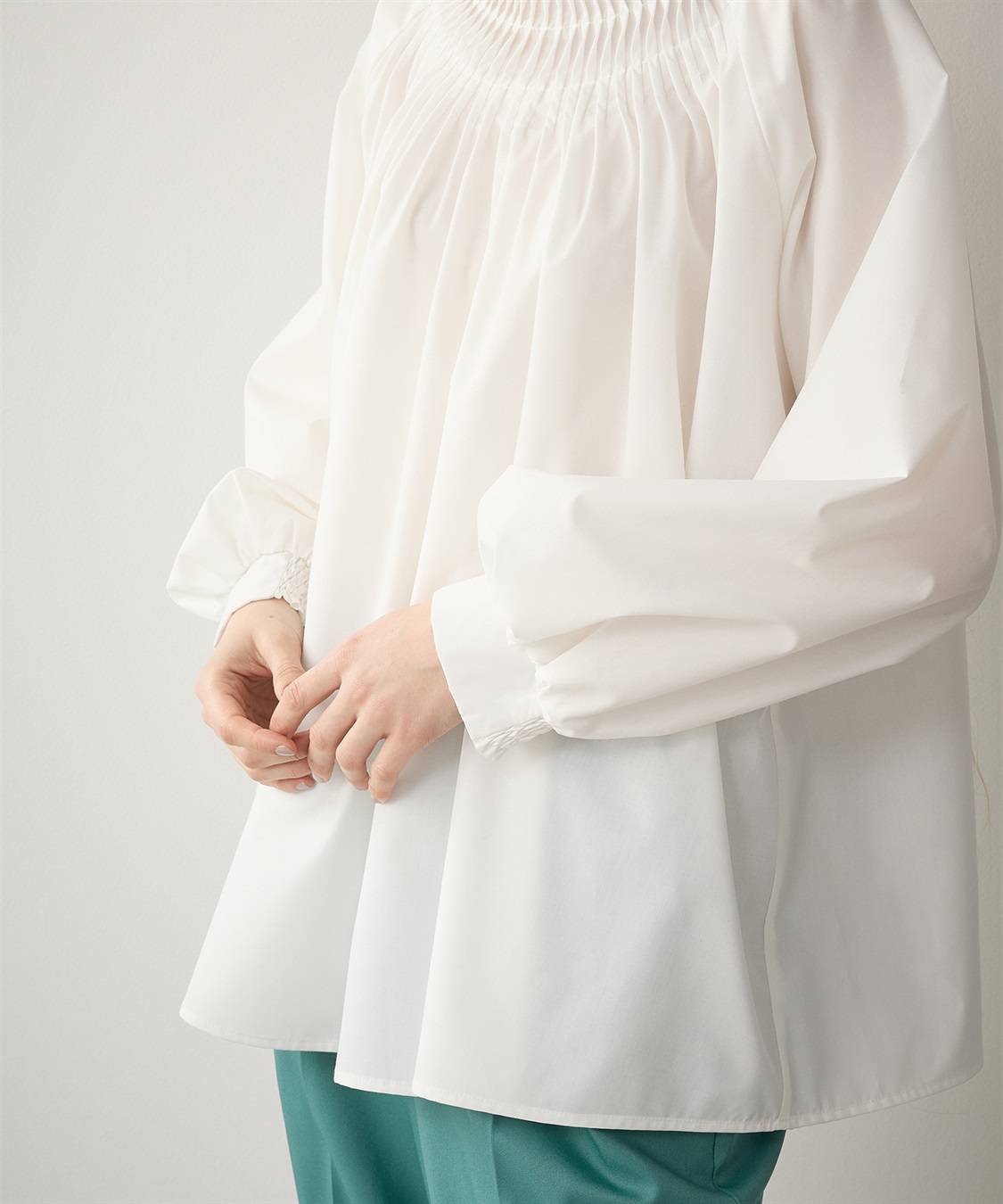 タックブラウス LE SOUK HOLIDAY｜クロスプラス公式通販サイト