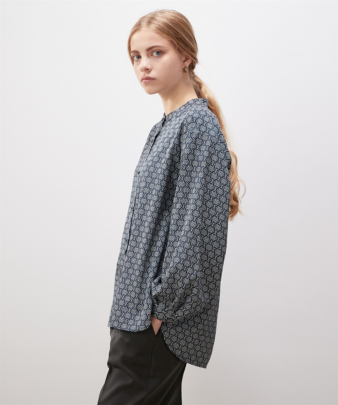 プリントブラウス LE SOUK HOLIDAY｜クロスプラス公式通販サイト