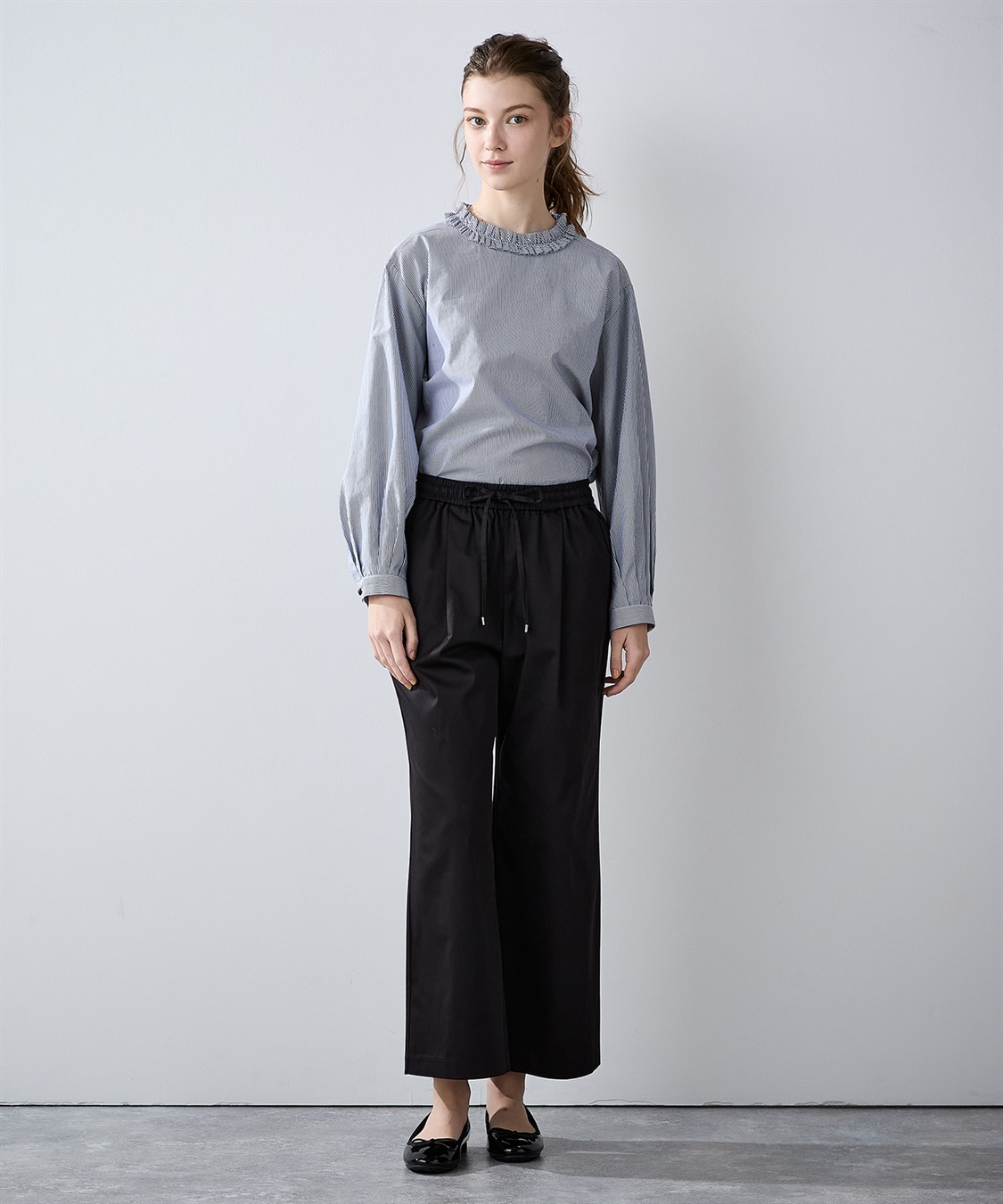タックワイドパンツ LE SOUK HOLIDAY｜クロスプラス公式通販サイト