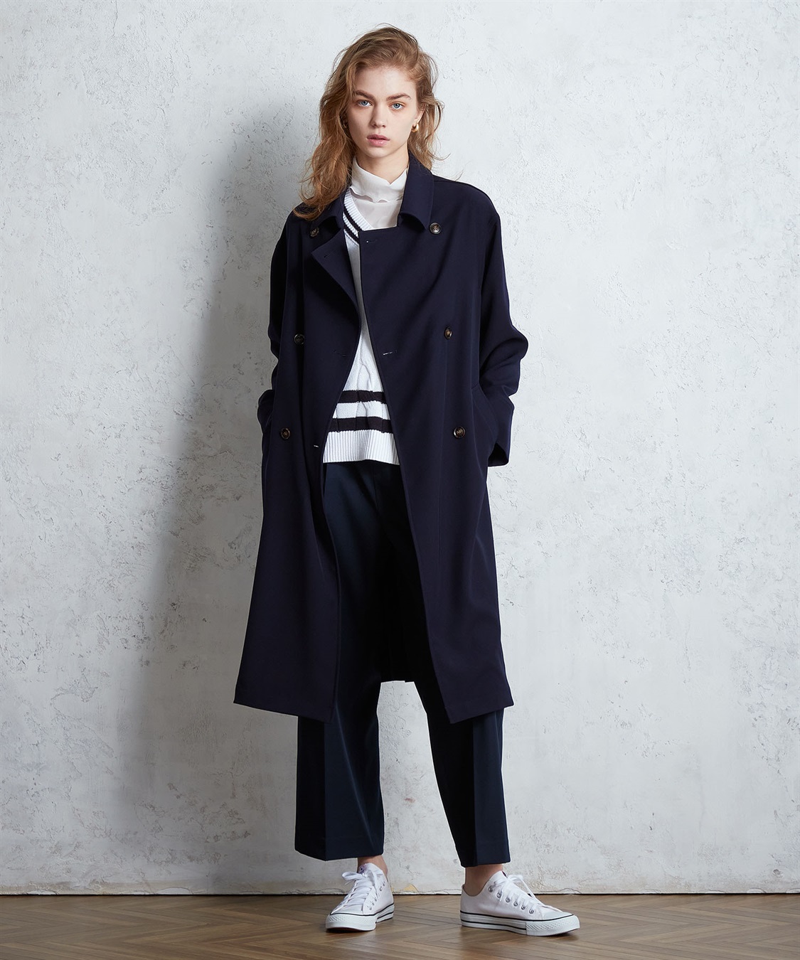 ツイルトレンチコート LE SOUK HOLIDAY｜クロスプラス公式通販サイト