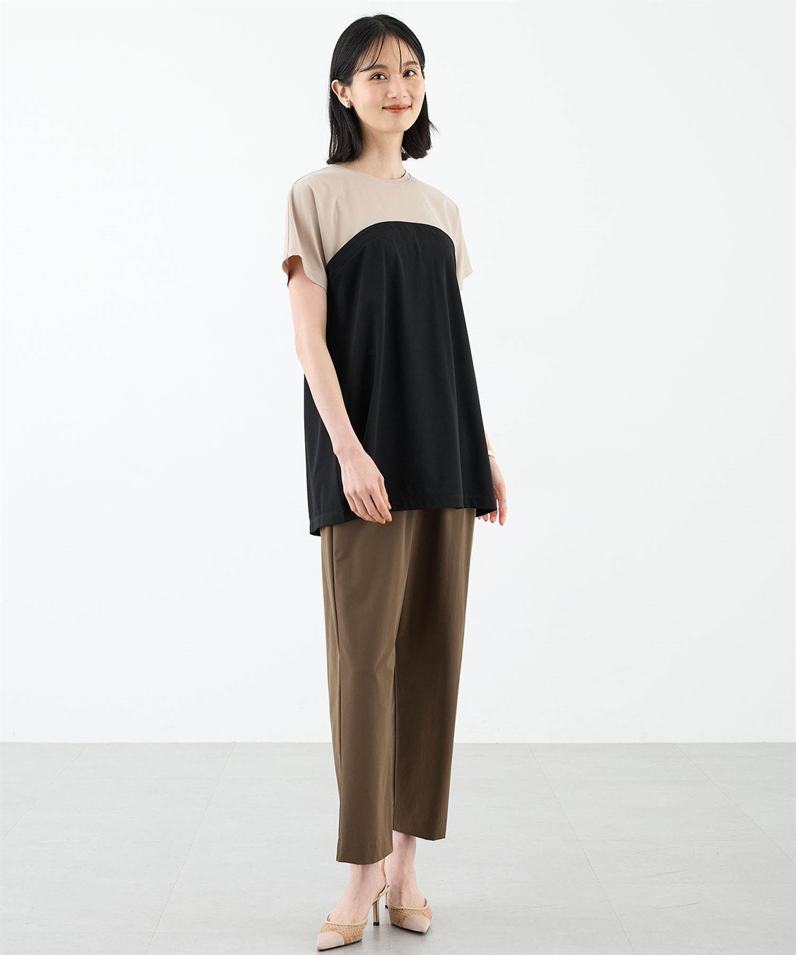 ビスチェドッキング風チュニック A/C DESIGN BY ALPHA CUBIC｜クロス