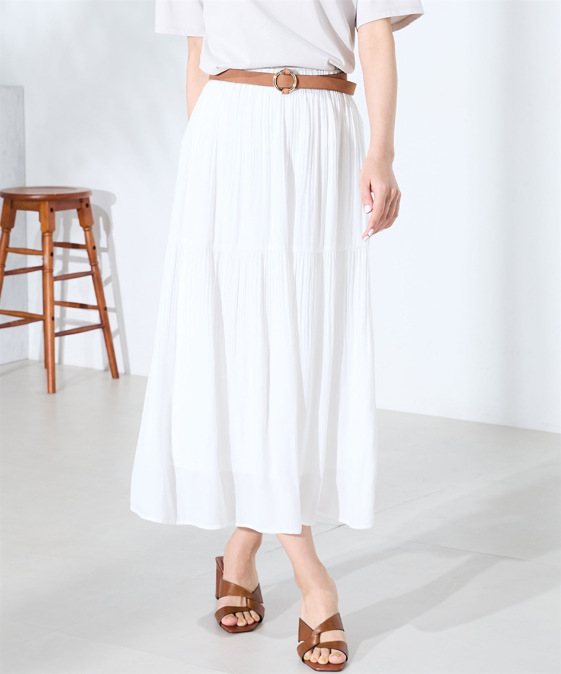 プリーツスカート A/C DESIGN BY ALPHA CUBIC｜クロスプラス公式通販サイト