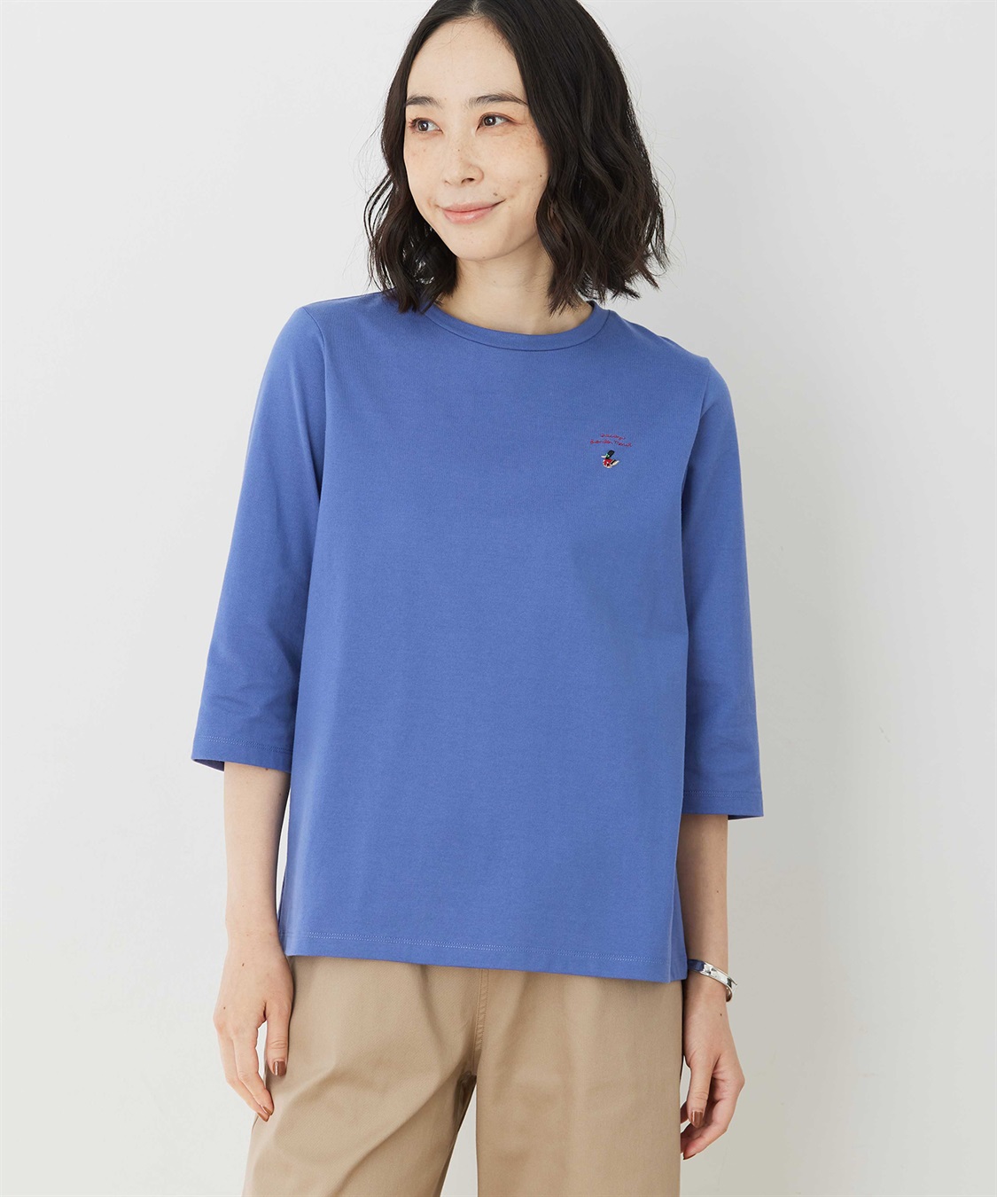 刺しゅう七分袖プルオーバー DECOY｜クロスプラス公式通販サイト