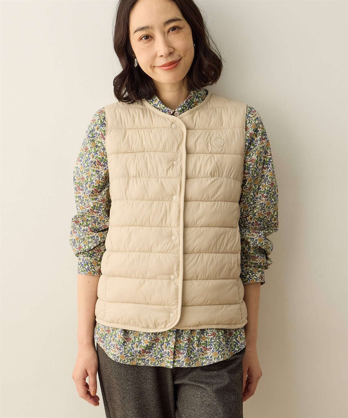中綿ベスト【軽量・はっ水・ハンドウォッシャブル】 DECOY｜クロス