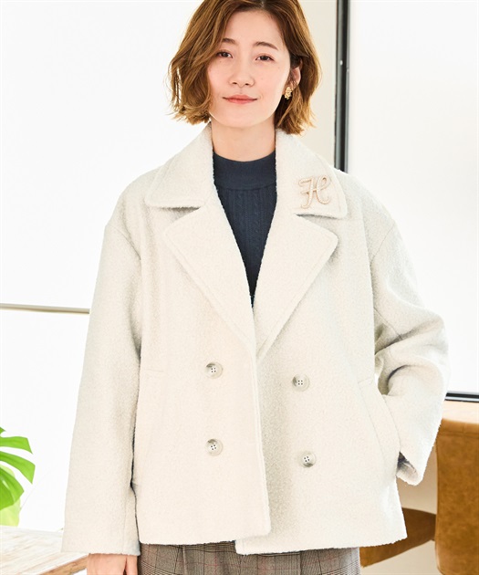 ブークレーウールジャケット Petit Honfleur｜クロスプラス公式通販サイト