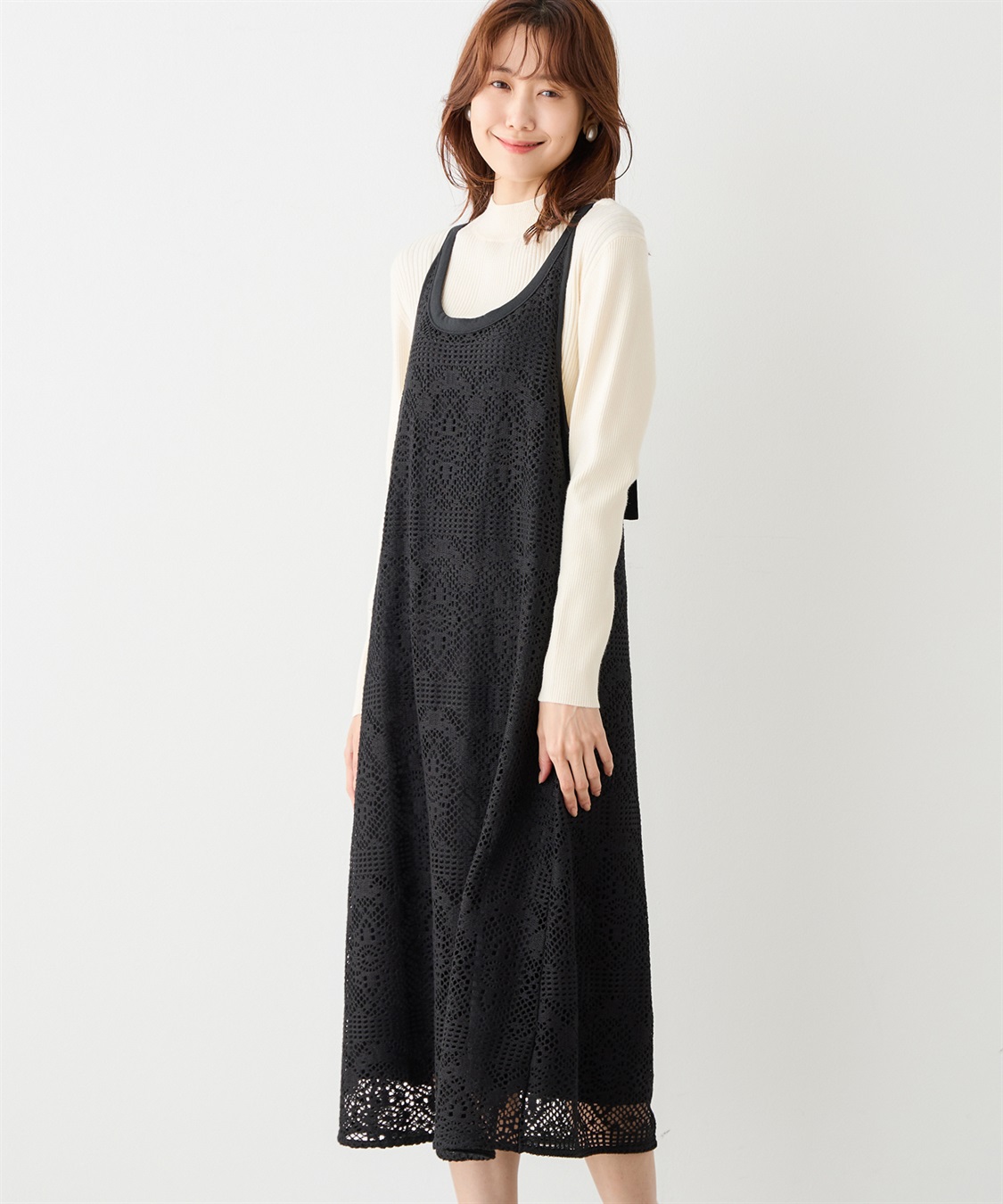 レースキャミワンピース Petit Honfleur｜クロスプラス公式通販サイト