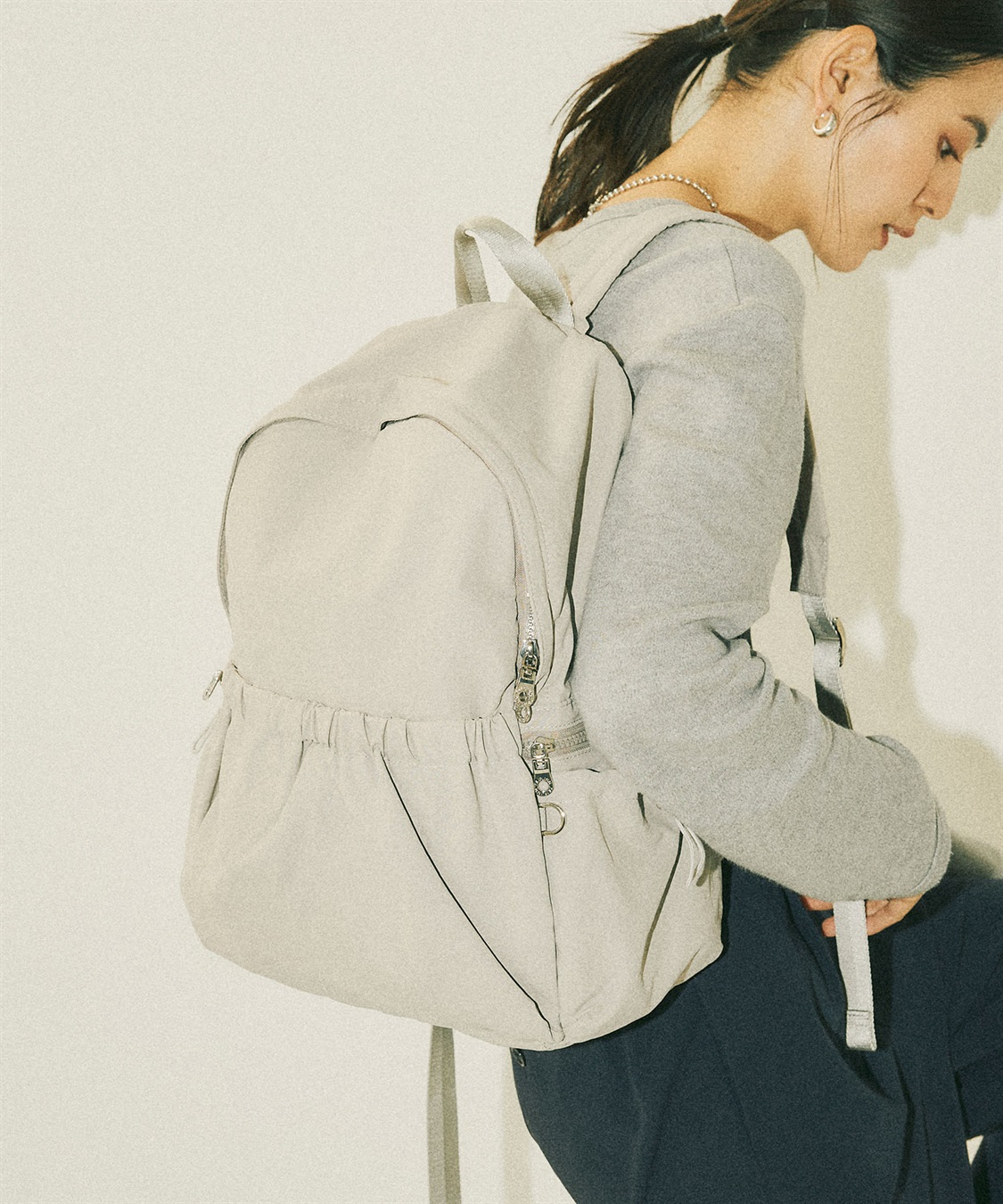 TRIP.INN】 ギャザーポケットリュック Life Style by cross marche