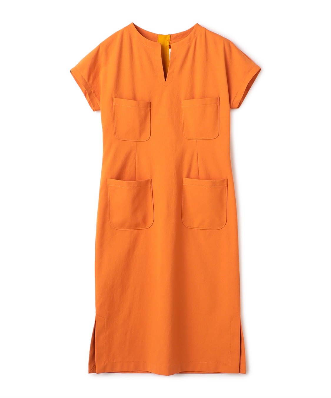 ドライオックスポケット付き半袖ワンピース 49AV JUNKO SHIMADA