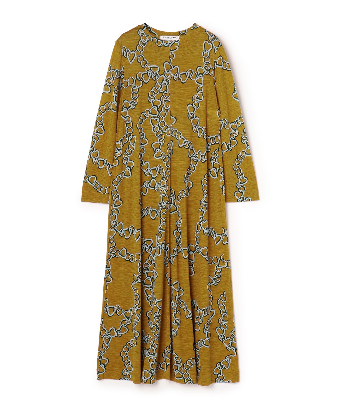 ハートチェーンプリントTワンピース 49AV JUNKO SHIMADA｜クロスプラス