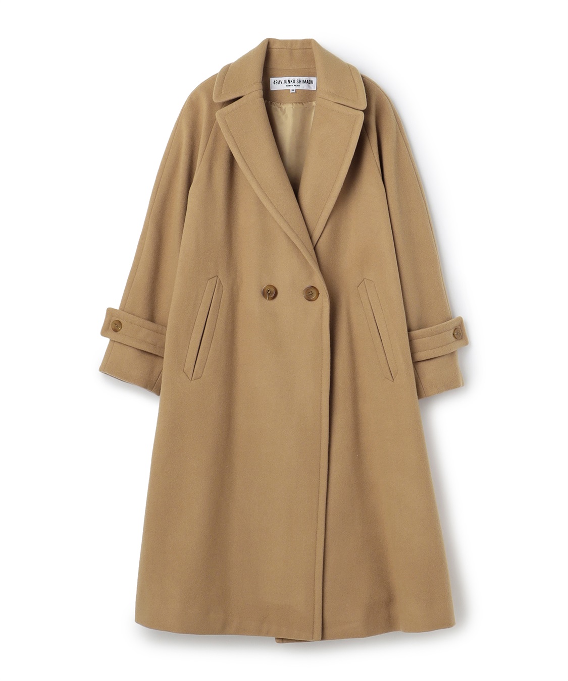 メルトンロングコート 49AV JUNKO SHIMADA｜クロスプラス公式通販サイト