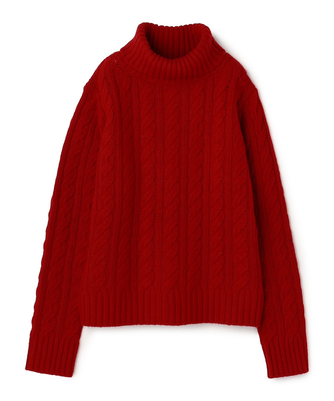 ケーブル編みタートルネックニット 49AV JUNKO SHIMADA｜クロスプラス